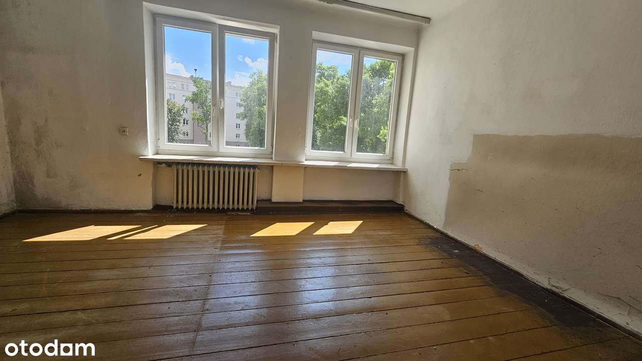 2 pok. 46,5m2 wysokie 2,70m blok z cegły ogrodzony/ Marynarska-7