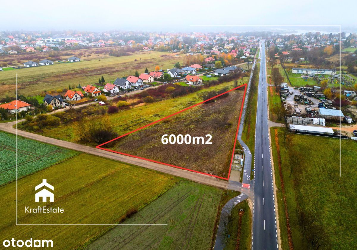 Ostatnia działka inwestycyjna w Serocku 6000m2✔ - Pełny obrazek: 1/6
