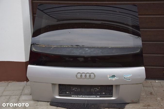 Audi A2 Klapa tylna z szybą srebrna S-LINE LY7W - 1