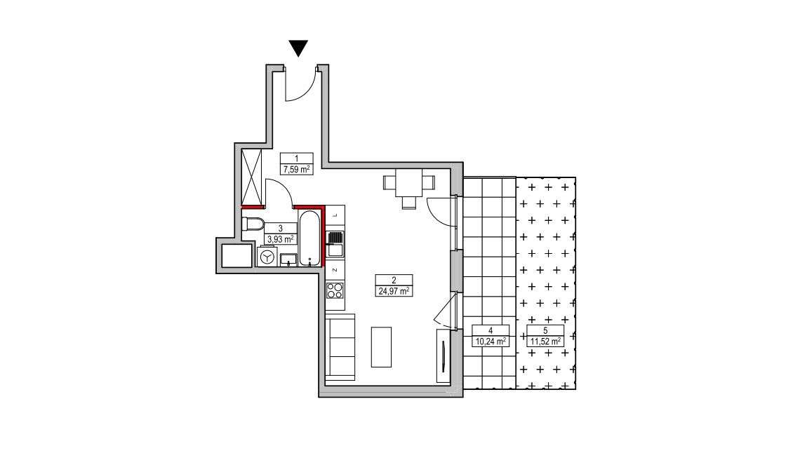 Targówek VI ~ KAWALERKA z przynależnym OGRÓDKIEM - NEGOCJUJ - Pełny obrazek: 2/7