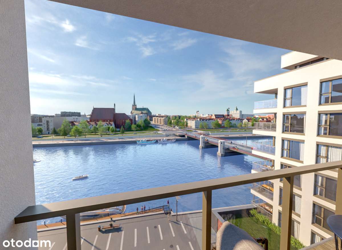 Widok na Odrę | 75 m² | 7. piętro | centrum-0