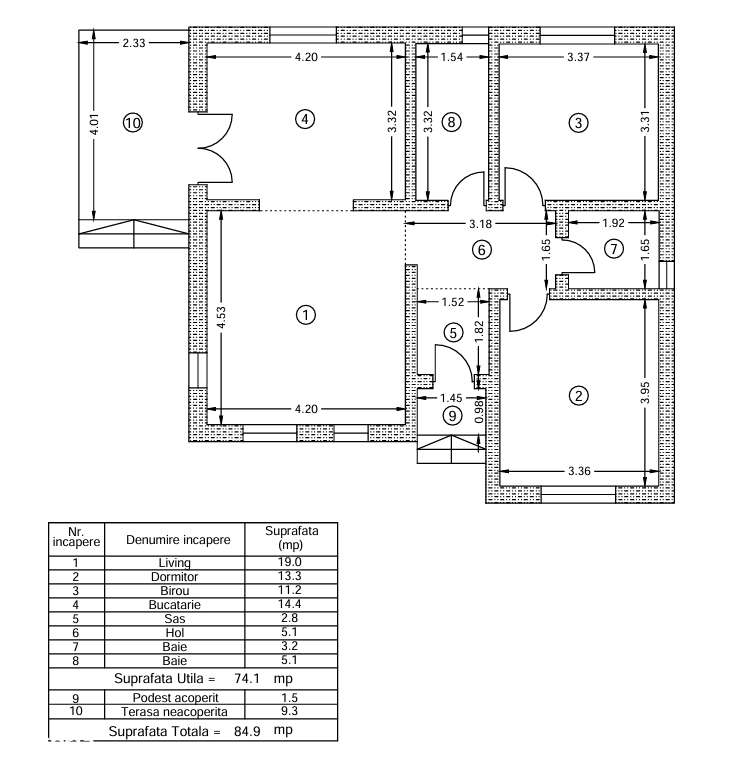 Casa Parter / 3 camere / Com.Berceni / COMISION 0 %-11