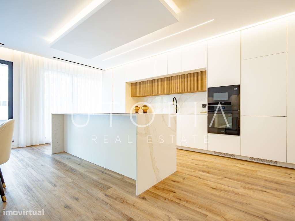 T4 novo com terraço, sala de cinema e piscina - D. João III Prestig...-47