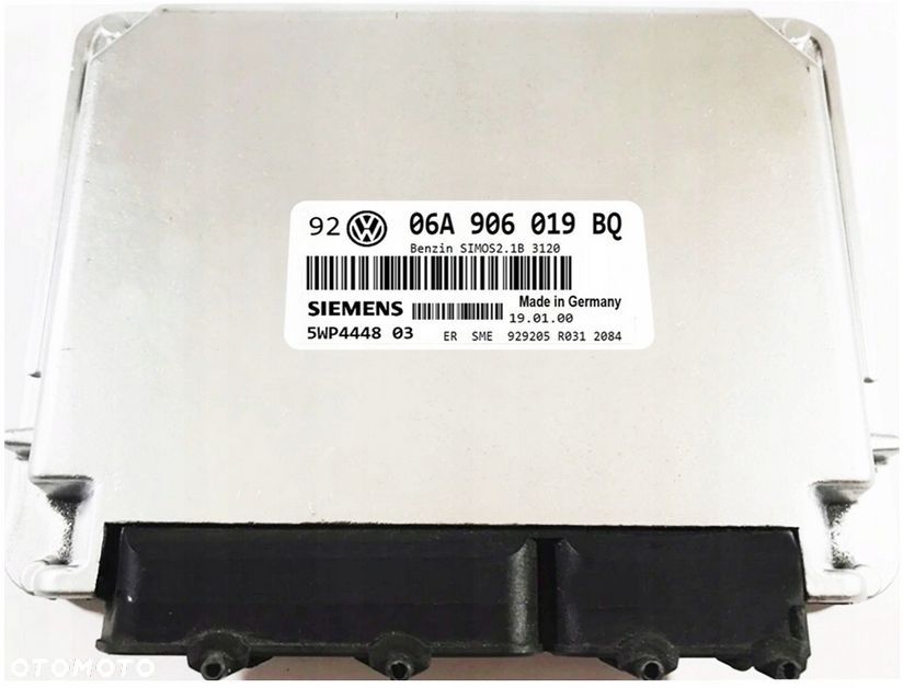 KOMPUTER ECU VW GOLF 1.6 06A906019BQ 5WP444803 - 1