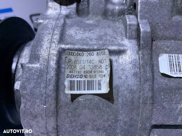 Compresor AC Clima Aer Conditionat Audi A4 B8 2.0 TFSI 2008 - 2012 Cod 8K0260805E - 2