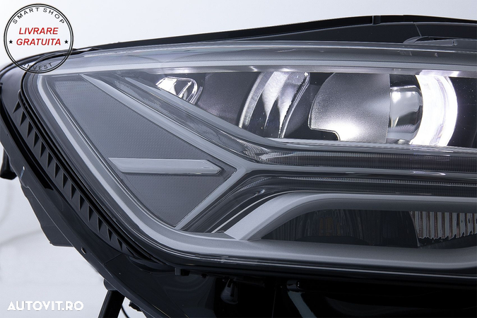 Faruri Full LED Audi A6 4G C7 (2011-2018) Facelift Matrix Design Semnalizare Dinam- livrare gratuita - 9