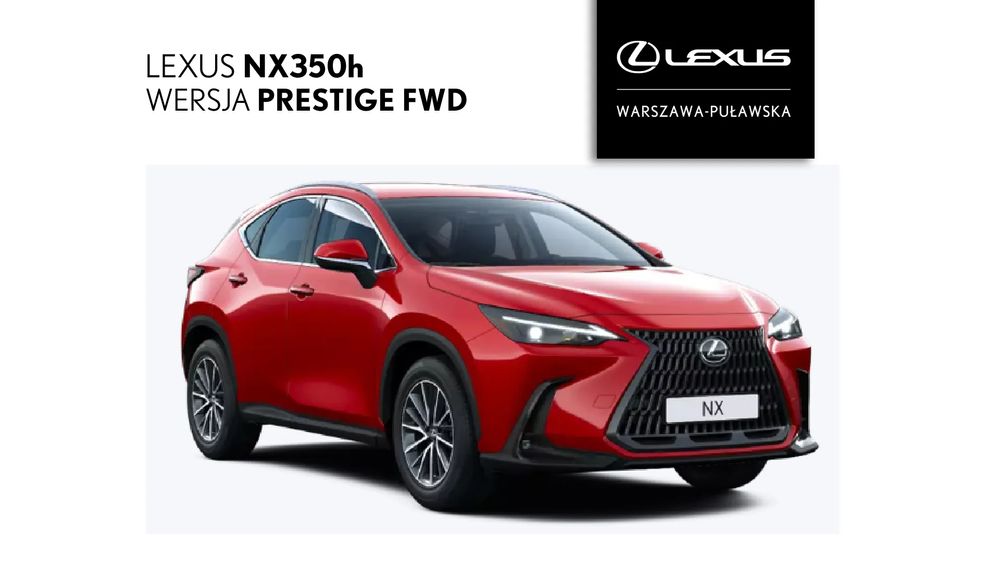 Lexus NX II 350h Prestige 2WD 2026