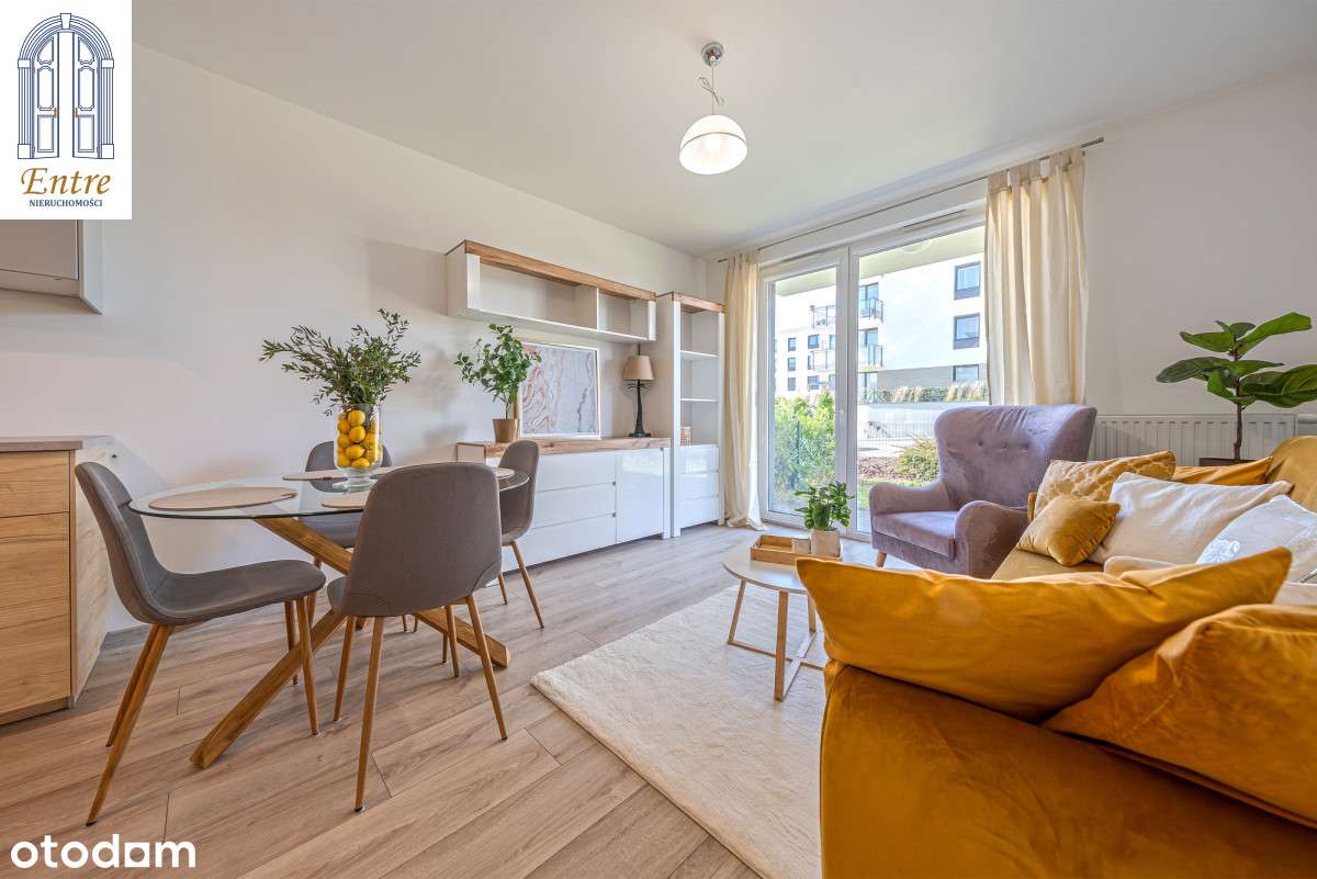 Dwupokojowe z ogródkiem w nowym budownictwie.-0