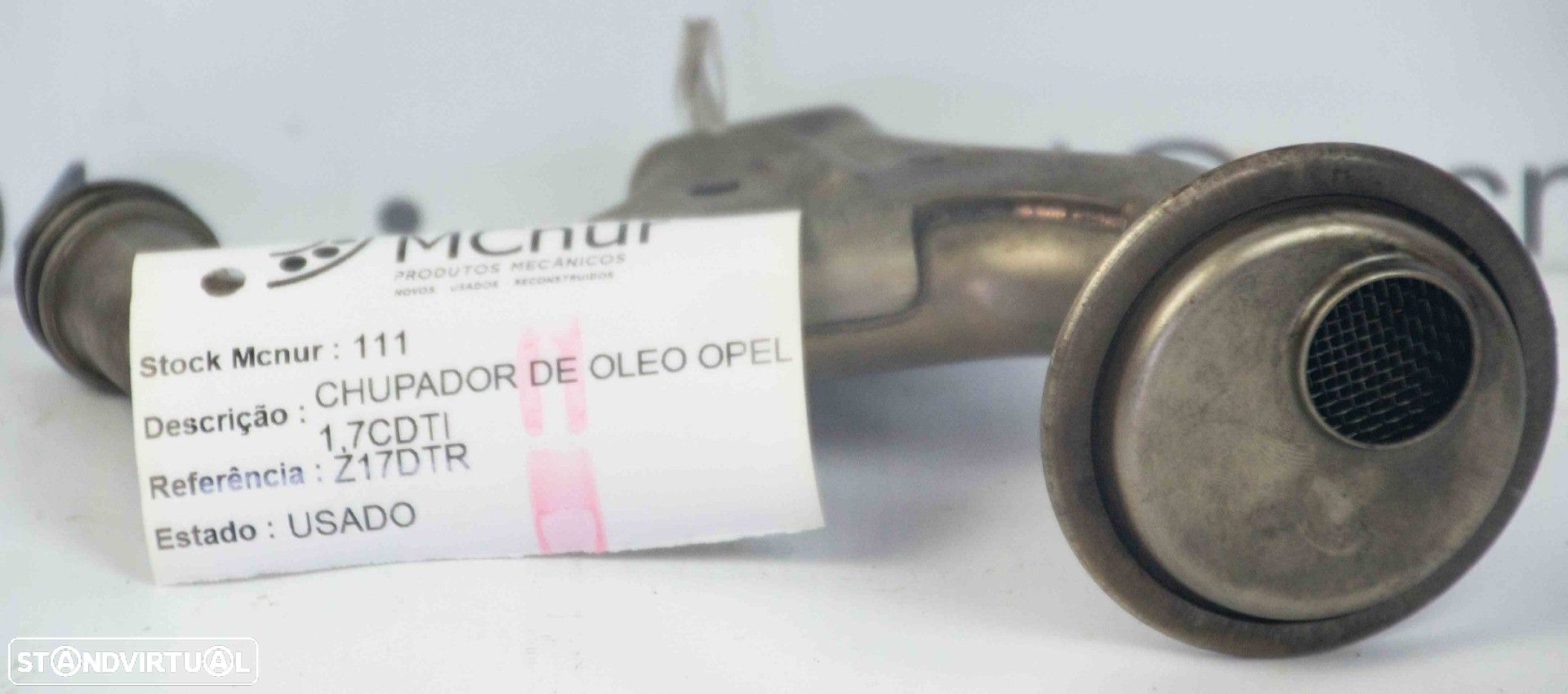 CHUPADOR DE OLEO Usado OPEL/ASTRA F Van (T92)/1.7 D (F70) | 12.91 - 09.92 REF. z... - 1