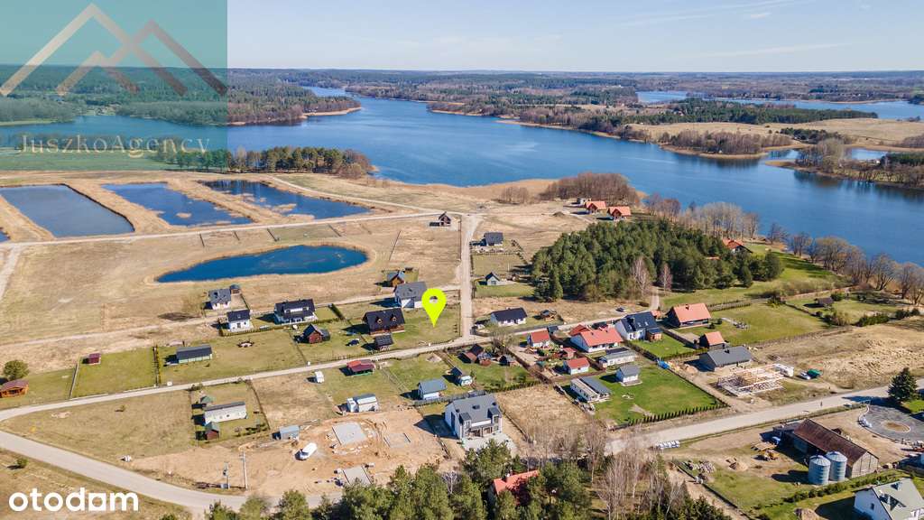 Urokliwa działka 200 metrów od jeziora. Ogrodzona-18