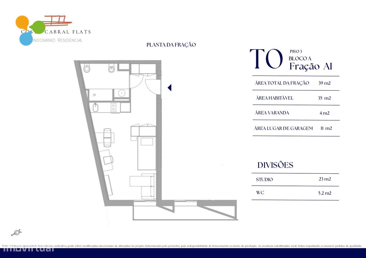 Apartamento T0 Venda em Paranhos,Porto - Grande imagem: 5/7