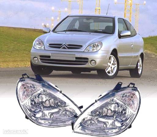 FARÓIS OPTICAS COM LUZ DE NEVOEIRO PARA CITROEN XSARA 00-05 - 1