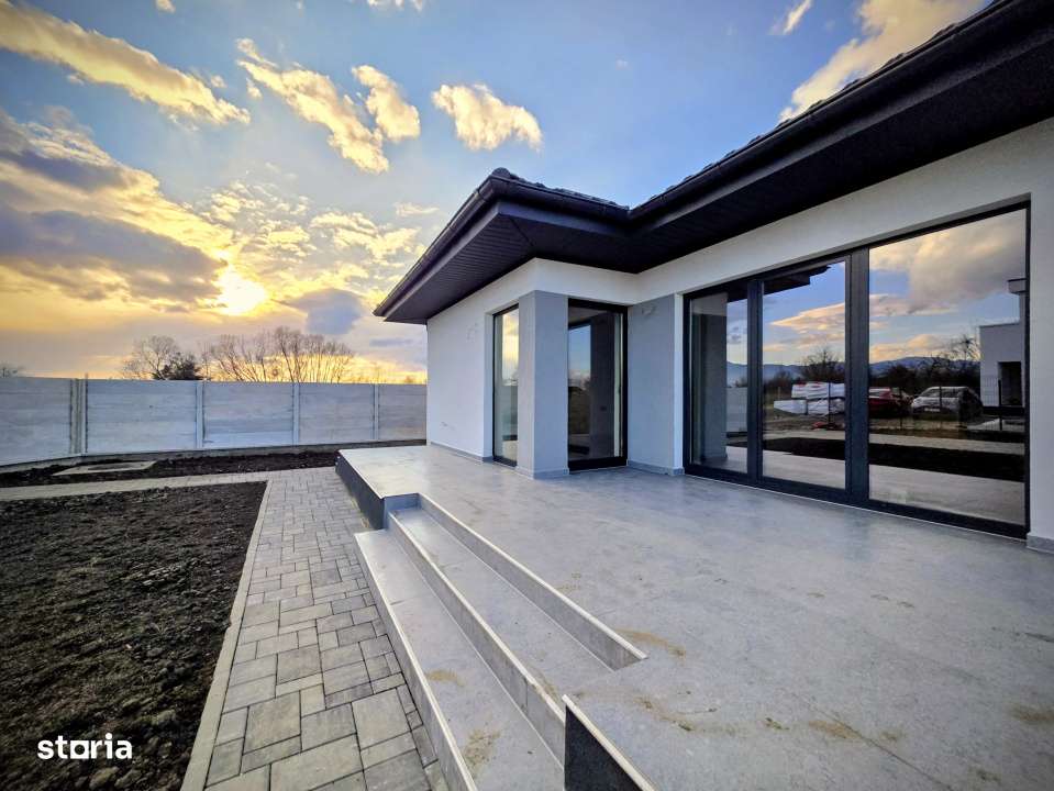 Casa individuala pe parter 105mp utili, teren 520mp, Stupini-13