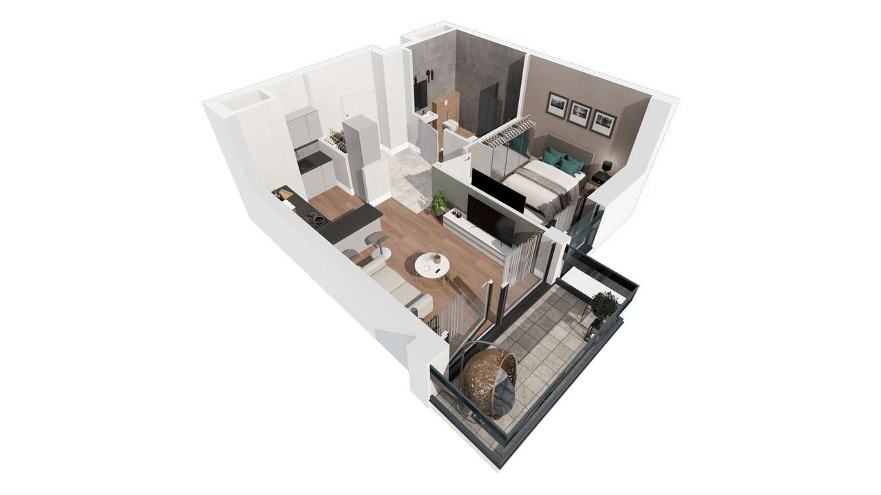 Gaja Park Apartament B.10 - Pełny obrazek: 3/13