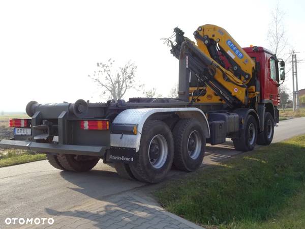 Mercedes-Benz Actros 4141 HDS EFFER 325 Hakowiec 8x4 hak dzwig z Niemiec - 10