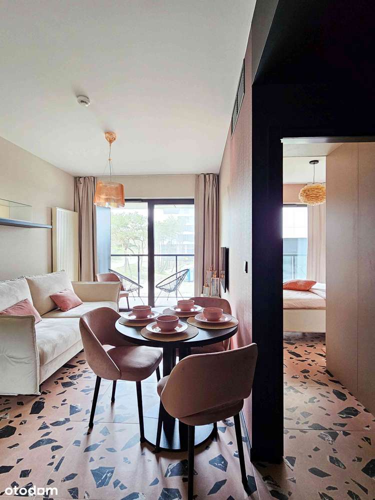 Shellter - 32m2, 2pokoje z balkonem tuż przy plaży na długi termin - Pełny obrazek: 4/15