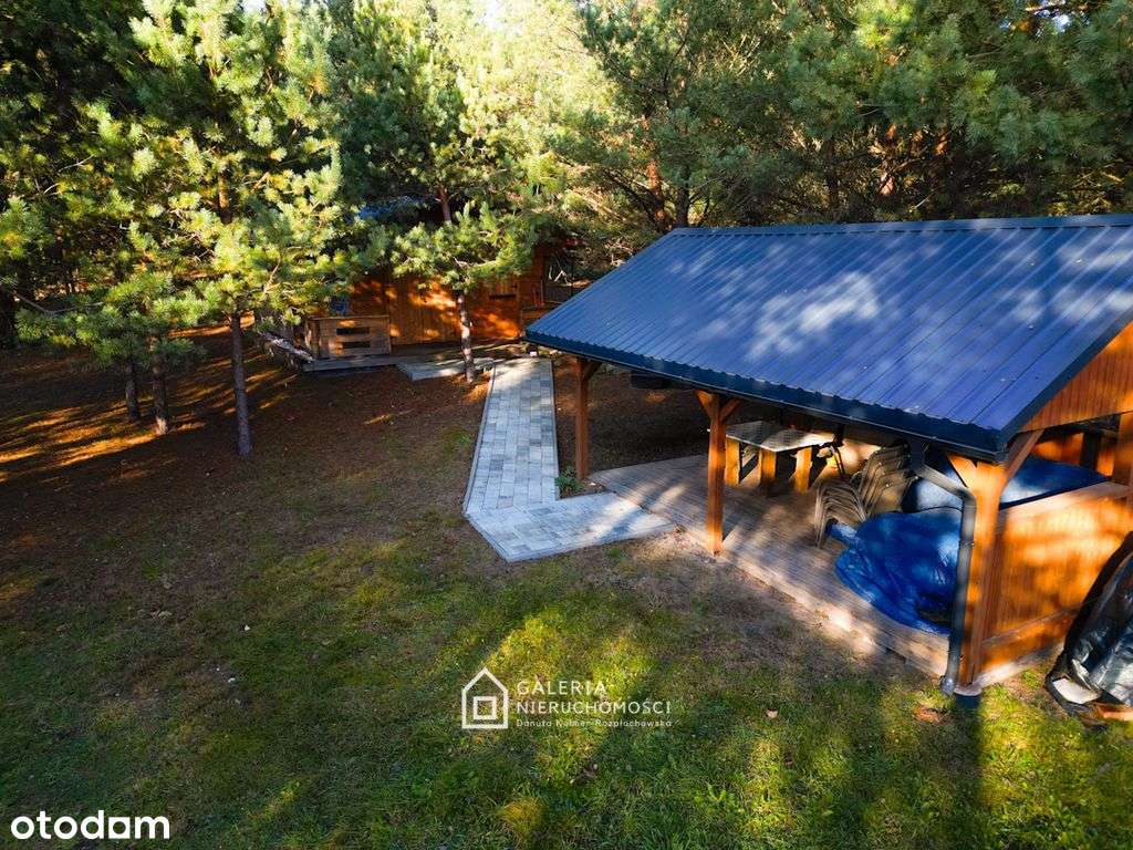 Działka budowlana z zabudową rekreacyjną Wymysłowo-14