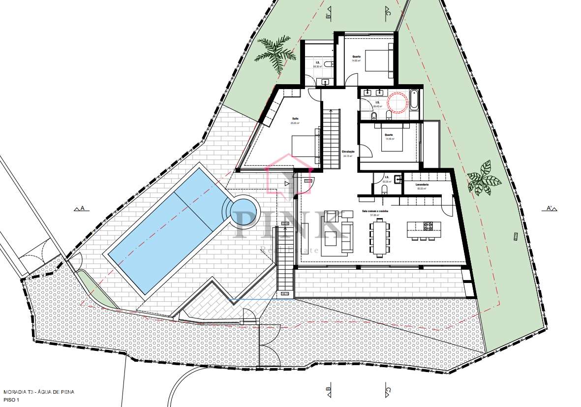 Moradia de Luxo T3 com Piscina em Machico-16