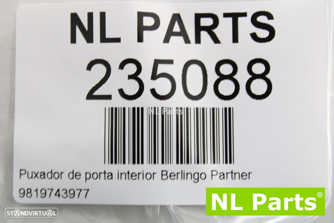 Puxador de porta interior Berlingo Partner 9819743977 - 7