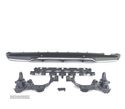 DIFUSOR PARA MERCEDES C-CLASS W205 AMG 15-21 LOOK C63 MOLDAGEM PRATA - 3