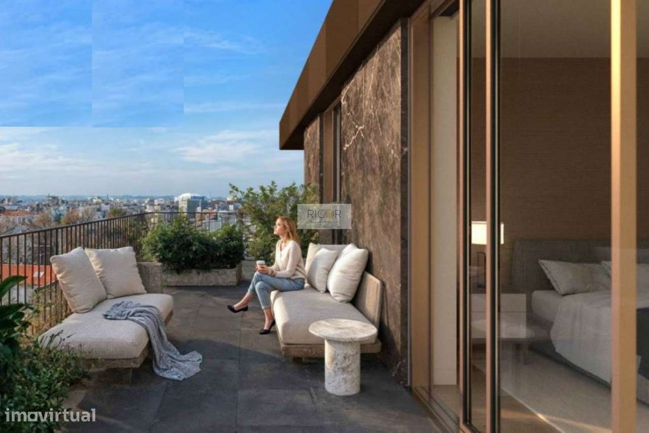 Apartamento T4 com varanda em construção em Matosinhos Sul. - Grande imagem: 4/18