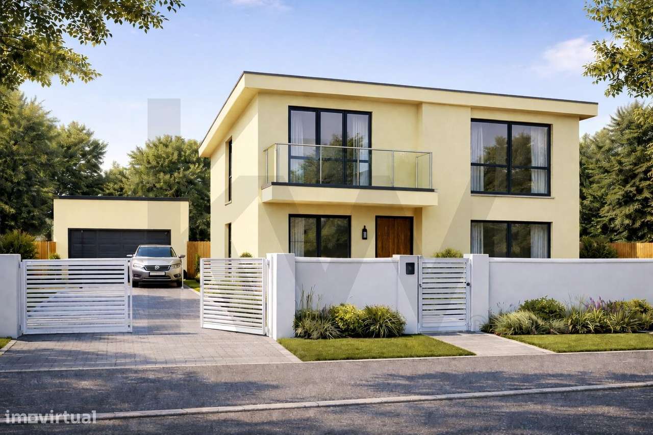 Terreno com 391m2 em Trajouce para construção de moradia geminada - Grande imagem: 4/8