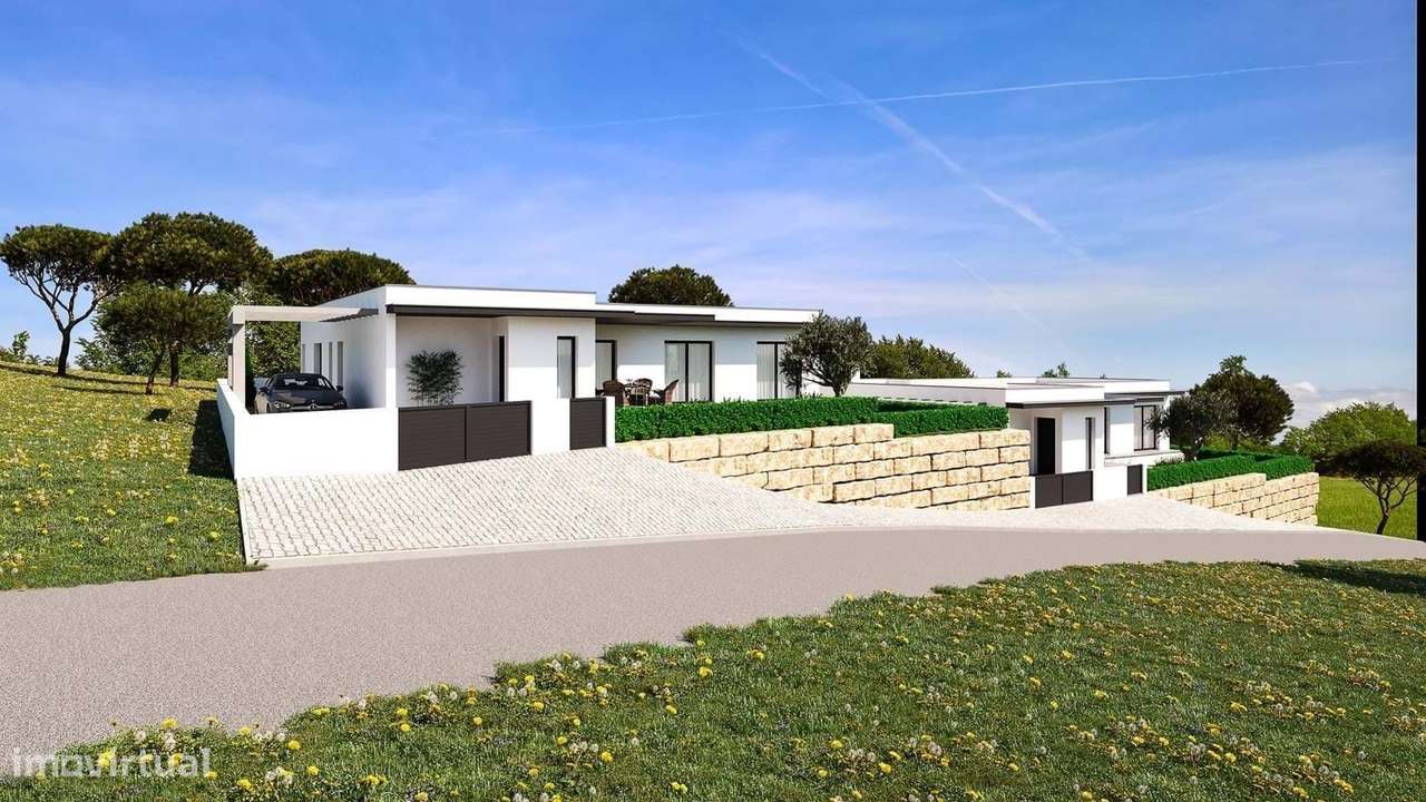 Moradia térrea com 3 quartos,    vista de Campo e piscina -  Cela ,-19