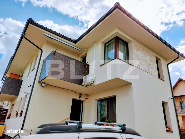 Duplex, 5 camere, 3 bai, 114mp utili, teren 250mp,Manastur