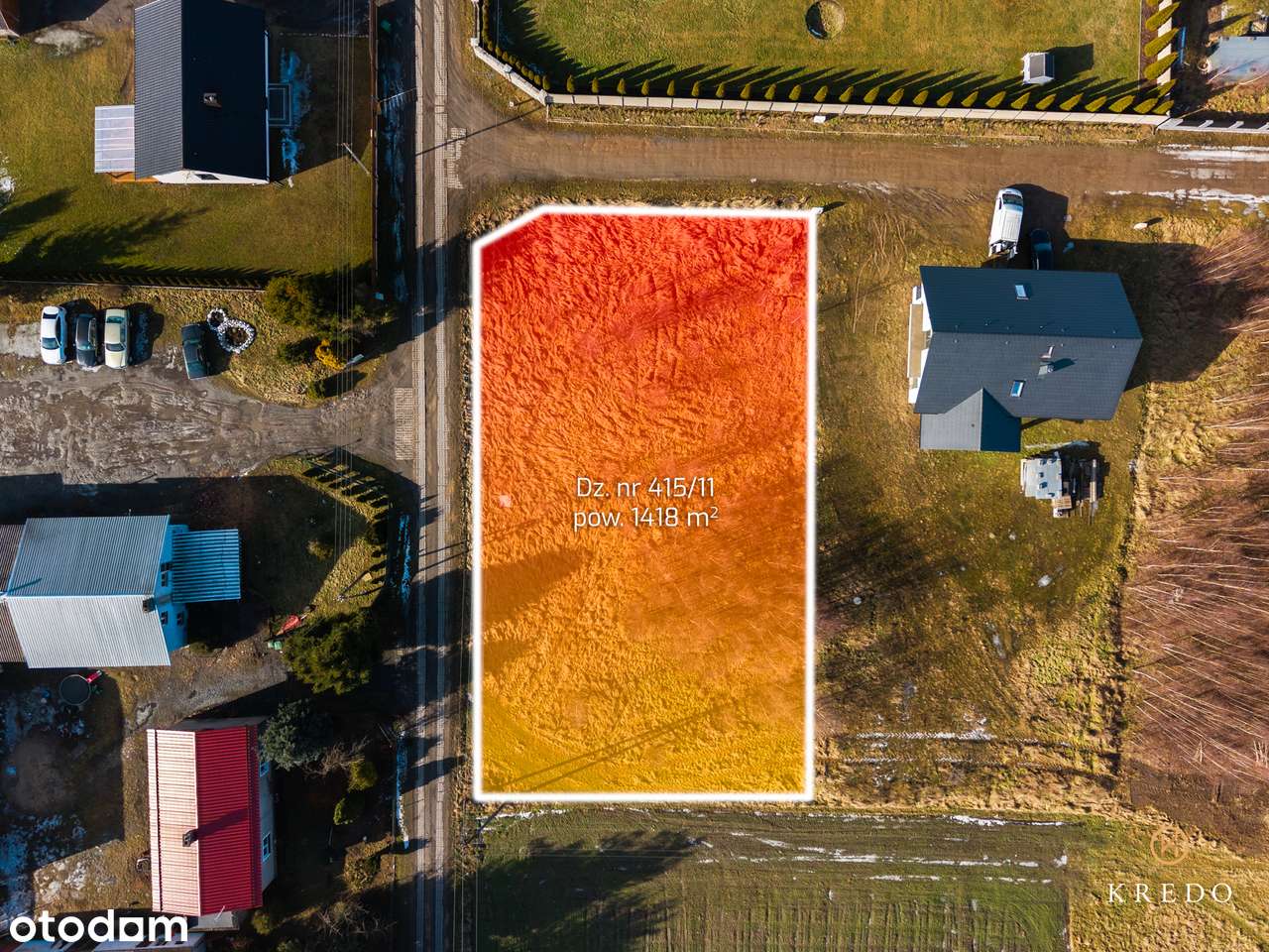 Działka budowlana 1418 m² | Kołdowo | Media | WZ | Spokojna okolica-18