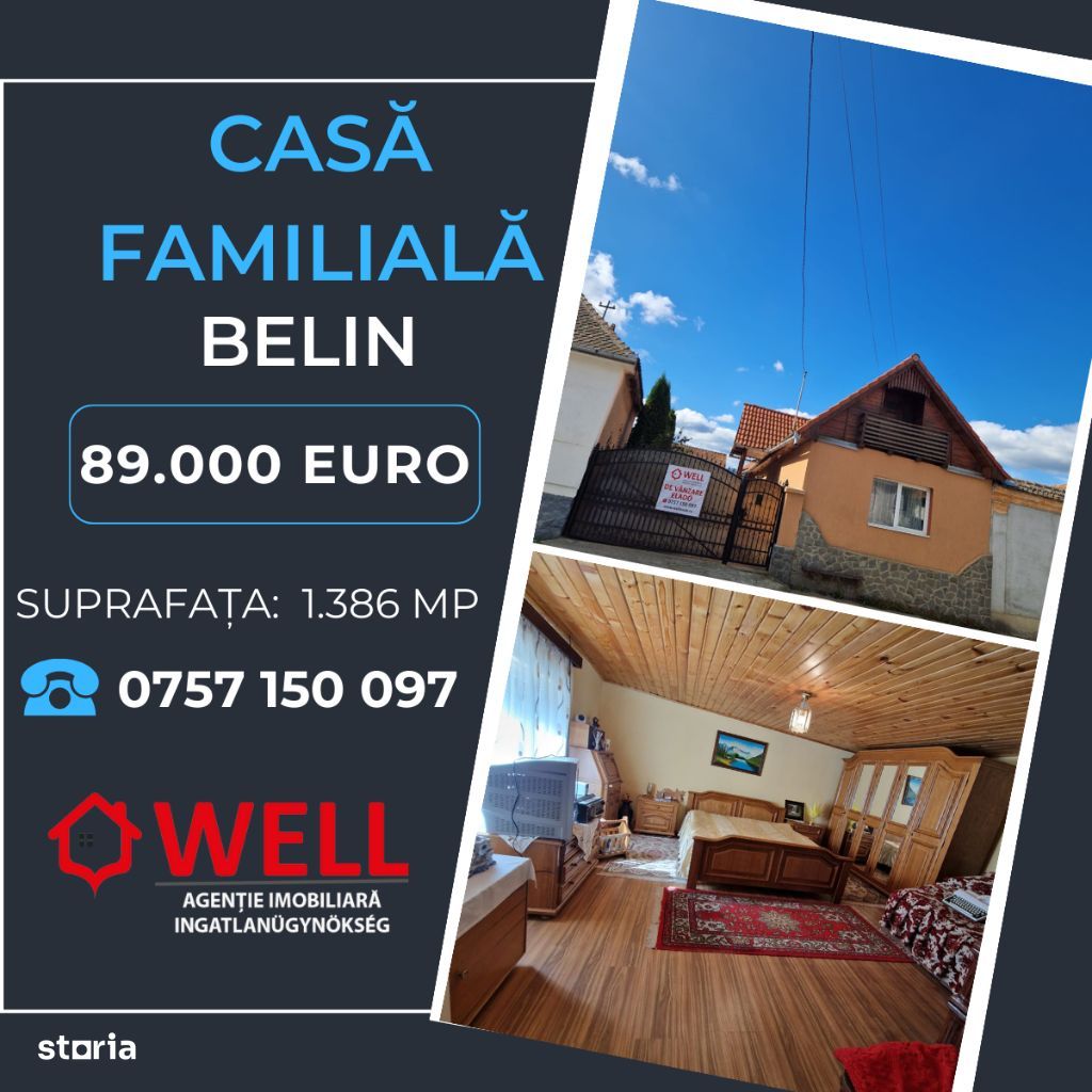De vânzare casă familială în Belin