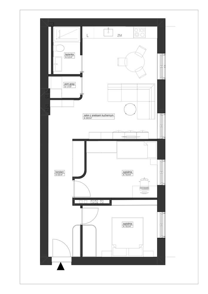 Przestronne mieszkanie w nowej/odrestaurowanej kamienicy, nad Wartą,-17