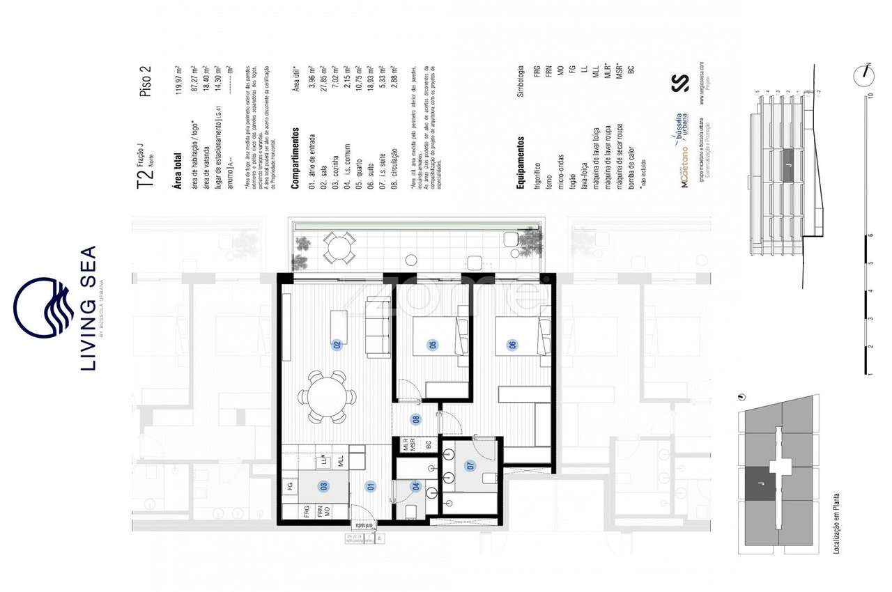 T2 na Seca do Bacalhau Vistas Deslumbrantes Mar - Grande imagem: 5/35