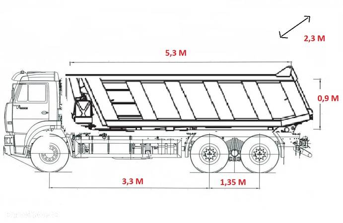 Mercedes-Benz ACTROS 2636 / 6 X 4 / WYWROTKA 3 STRONNA / HYDROBURTA / AUTOMAT / EURO 5 / - 40