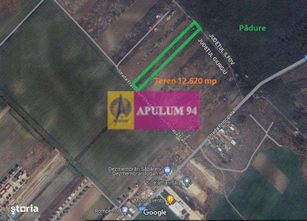 Săbăreni, teren 12620 mp pentru case, lângă pădure - Imagine principală: 1/5