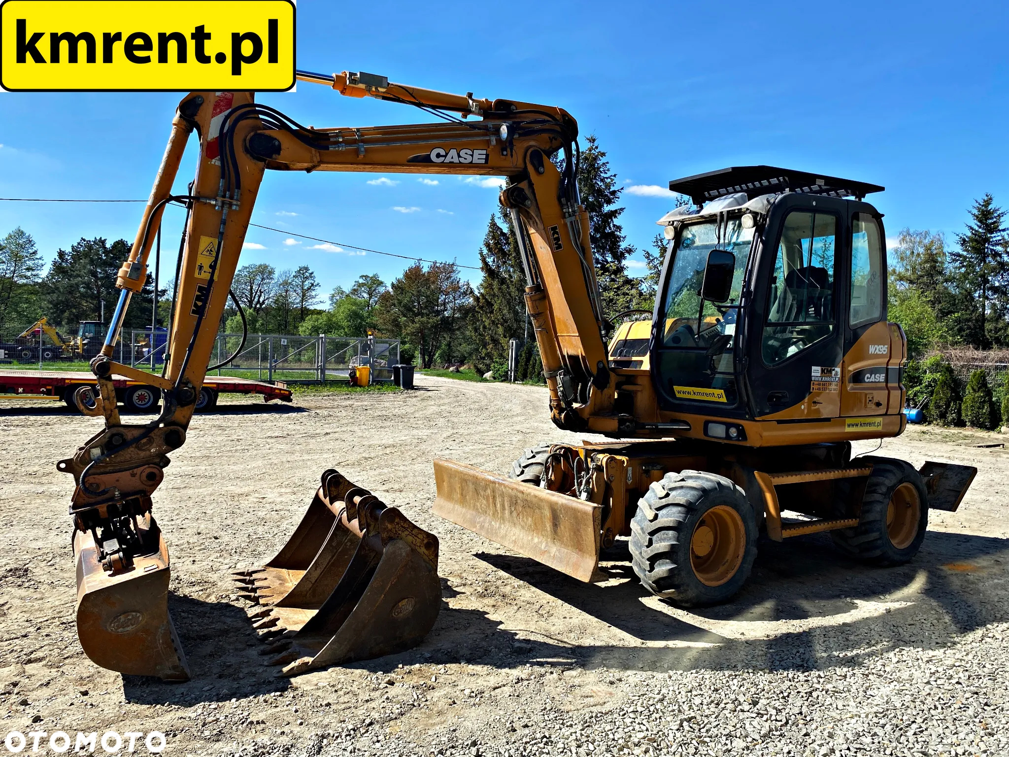 Case WX 95 KOPARKA KOŁOWA 2012R. | TAKEUCHI TB295 KOMATSU PW98 110 TEREX TW110 - 15