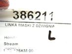 LINKA MASKI Z DŹWIGNIĄ HONDA STREAM (RN) 2001 - 2022 1.7 16V (RN1) 92 kW [125 KM] benzyna 2001 - - 4