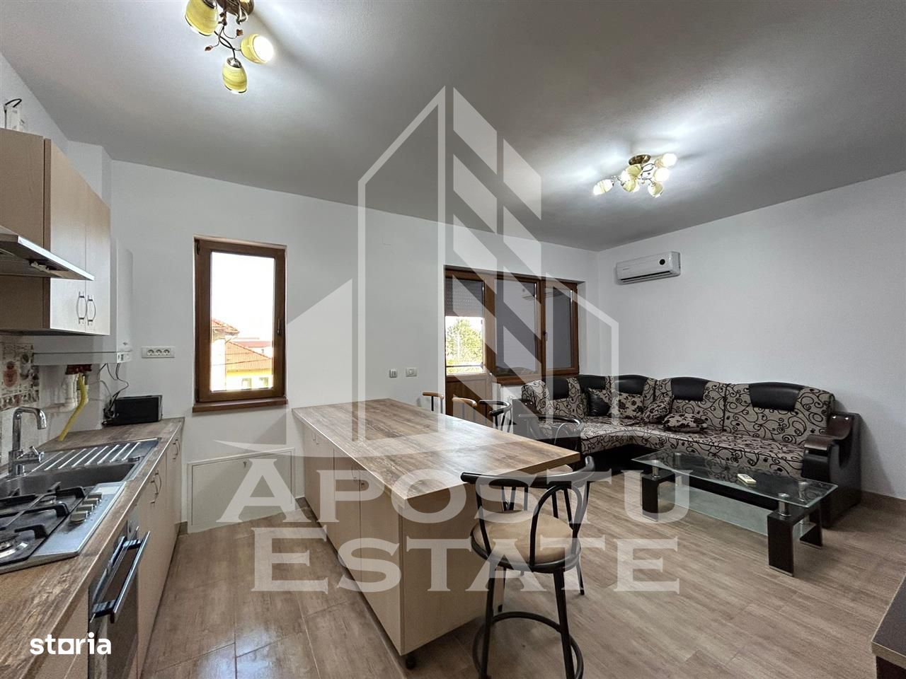 Apartament cu 3 camere, etaj 1, decomandat, zona Braytim