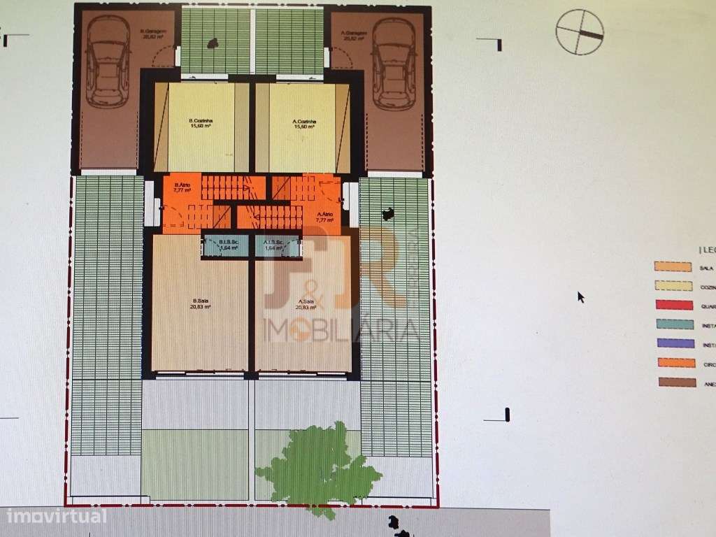 Moradia Geminada T3 com Garagem, Quinta do Conde-11