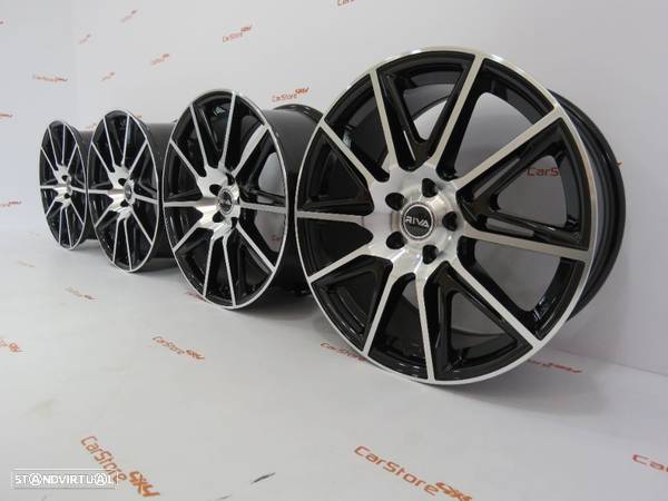 Jantes Riva RVBVA 17 x 7.5 et45 5x112 Preto + Polido - 6