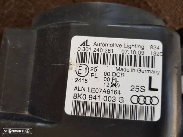 Farol esquerdo bi xenon direcional Audi A4 8k - 8k0941003 G - 2