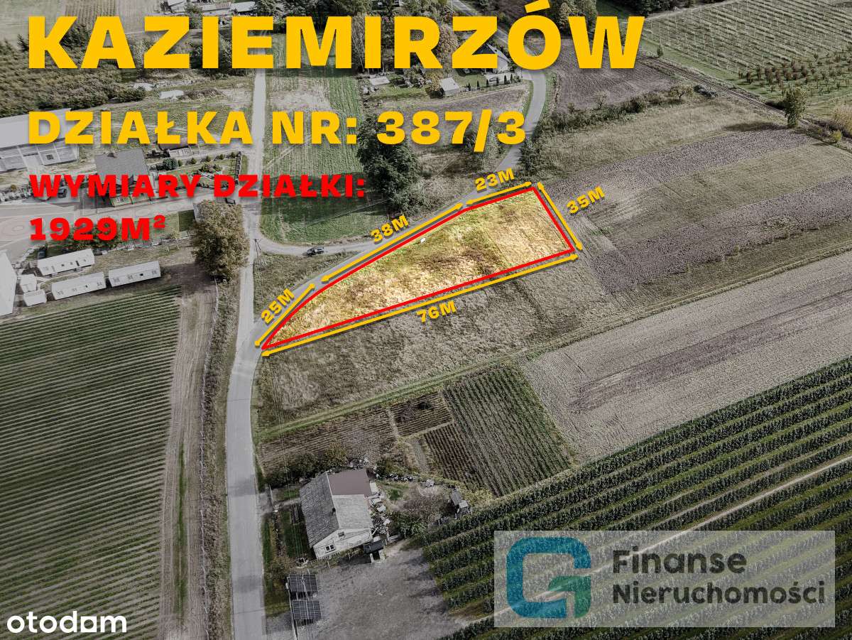 Działki budowlane i rolna - Kazimierzów - Pełny obrazek: 4/14