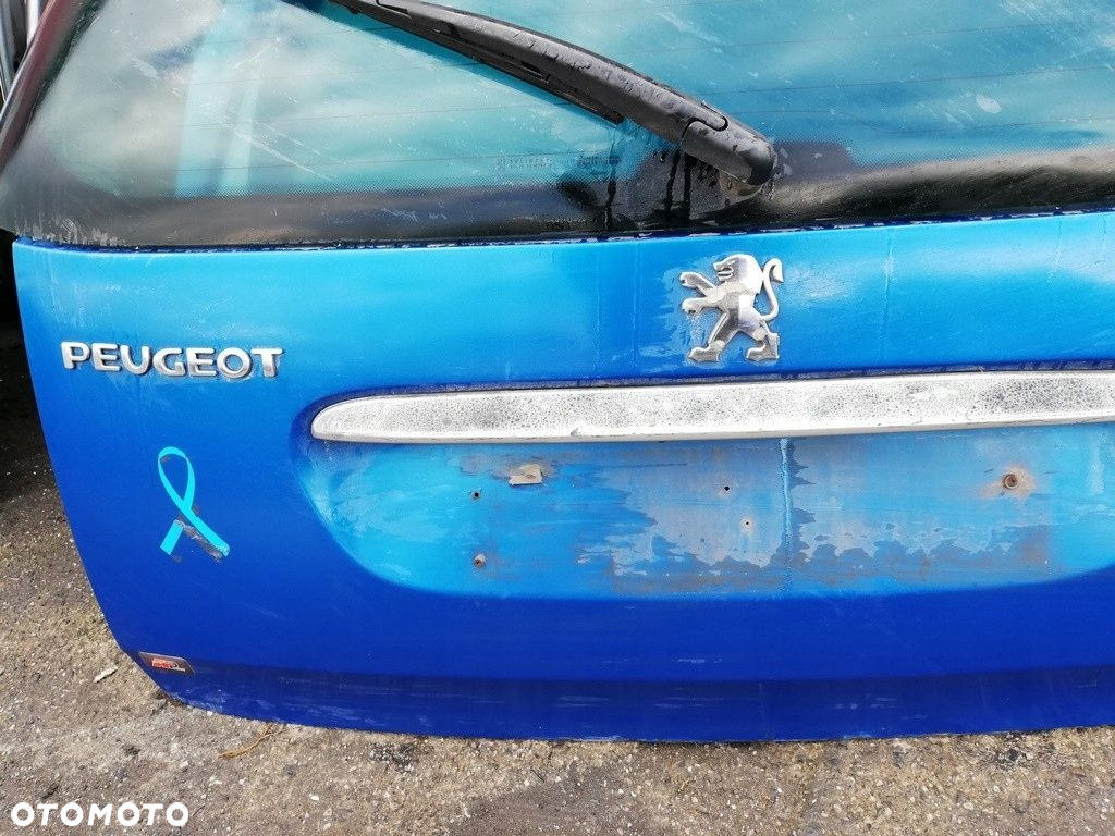 Peugeot 307 SW kombi 02- tylna klapa bagażnika - 3