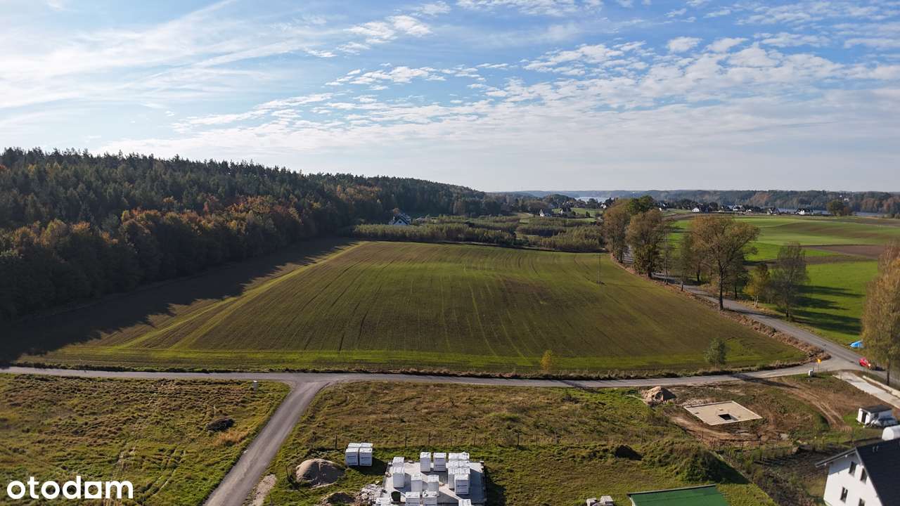 Działka budowlana 1014 m² – Zgorzałe –uzbrojona, asfalt, Jezioro 450 m-3