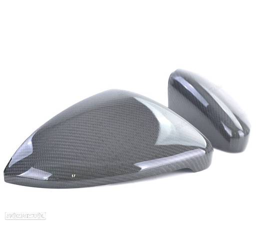 CARCAÇAS ESPELHO PARA VOLKSWAGEN VW GOLF 7 12- CARBONO - 4