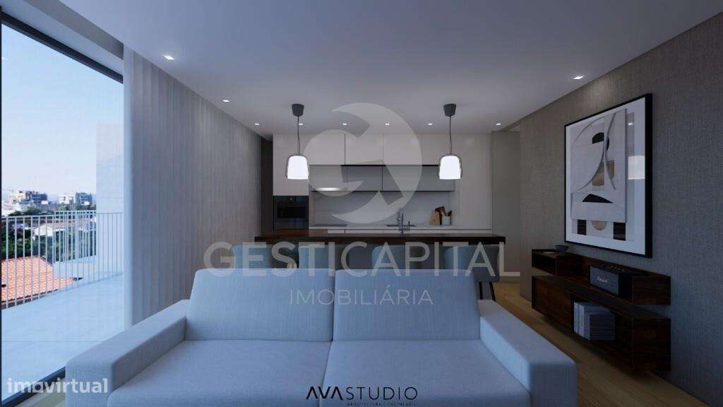 T2 novo com terraço e varanda e lugar de garagem no centro do Marco-14