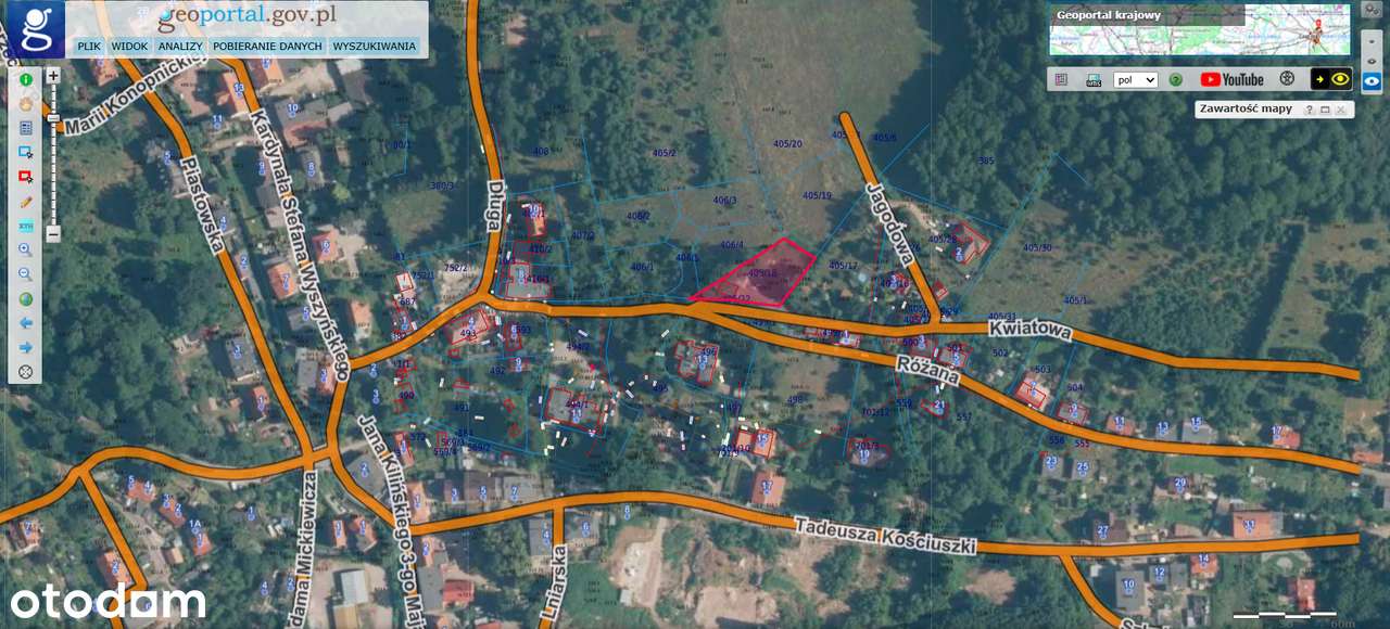 Działka budowlana Góry Sowie 1385m/kw stoki narciarskie Wielka Sowa - Pełny obrazek: 5/5