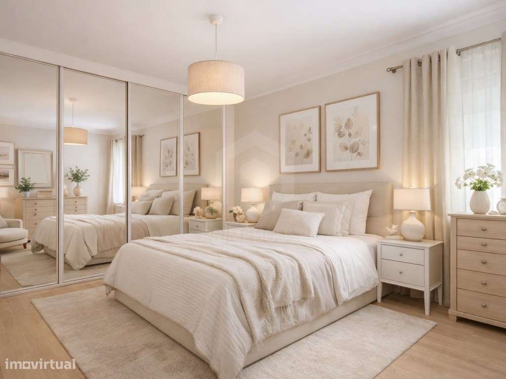 Apartamento T3 com espaço churrasco | Vista Serra da Arrábida - Grande imagem: 5/34