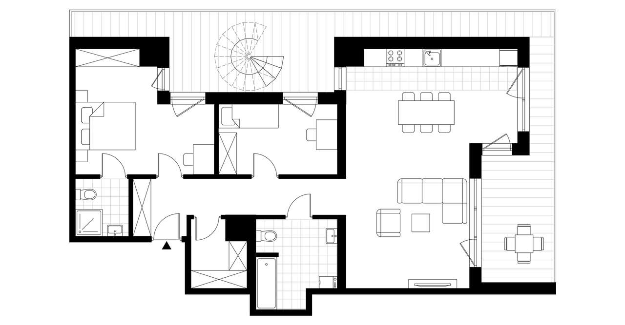 3-pokojowe mieszkanie 92m2 + loggia Bez Prowizji - Pełny obrazek: 3/8