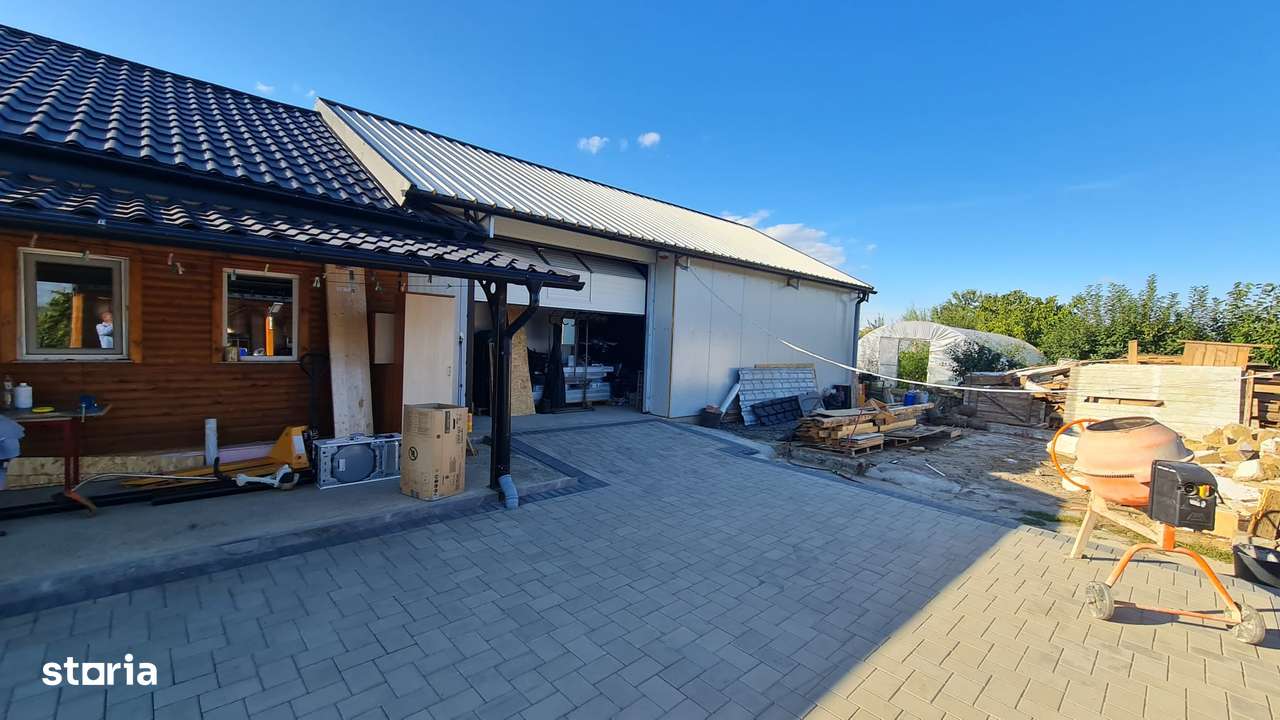 Moara-Casa noua cu hala si teren 13 ari,ingradita,pret 185000Euro. - Imagine principală: 4/9