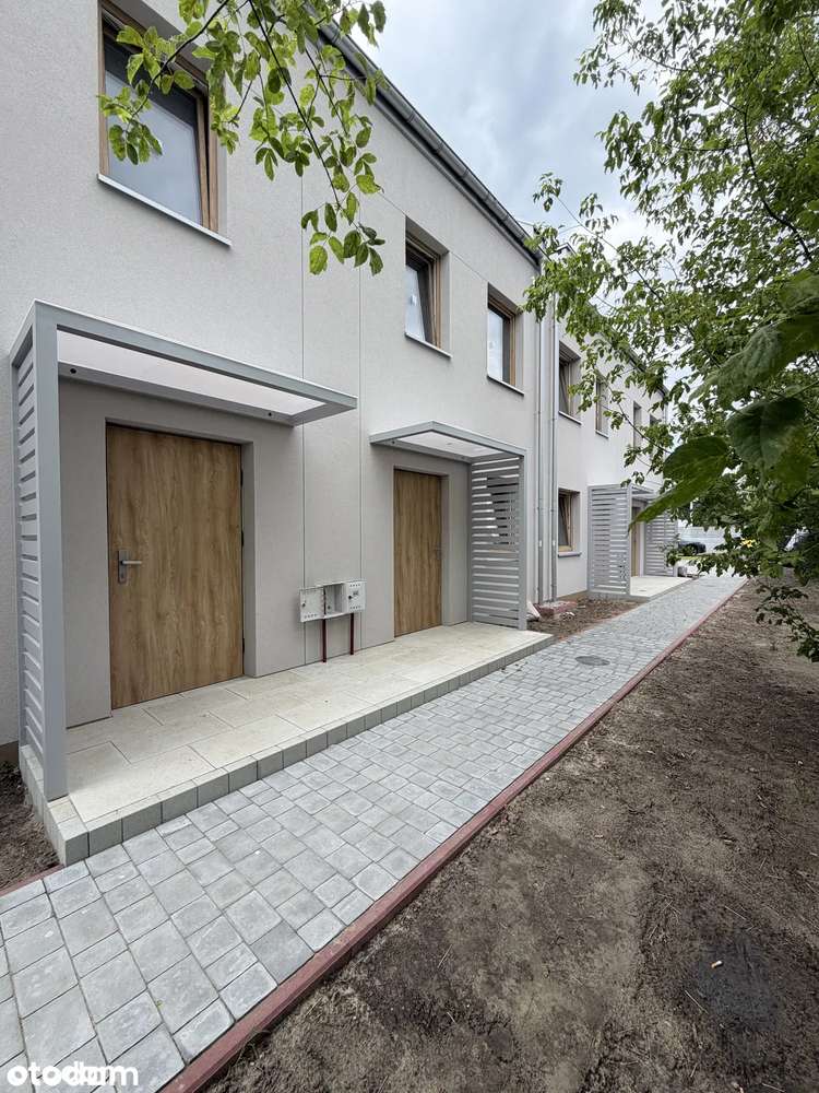 Bezp 105m2 Rekuperacja Panele PV Taras Ogródek CarPort Parking Metro